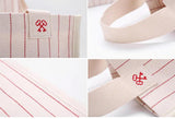 South Korea Waterproof Embroidery Stripe Single Shoulder Bag