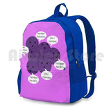 Blush Pink Outdoor Hiking Backpack Climbing Bag