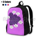 Blush Pink Outdoor Hiking Backpack Climbing Bag