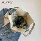 Rhombic Lattice Tote Quilted Handbag Large Capacity Soft Casual Vintage