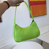 Candy Women Nylon Hobo Shoulder Bag Large Capacity Armpit Clutch Purse