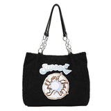 Plush Shoulder Bag Large Capacity Ladies Handbags