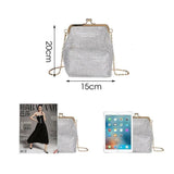 Sequin Evening Clutch Crossbody Party Shoulder Bags Handbag Shell Shape