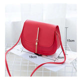 Mini Fringed Square PU Leather Shoulder Bag