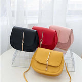 Mini Fringed Square PU Leather Shoulder Bag