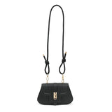 Women's Square Stripe Crossbody Bag, Pu Leather Shoulder Bag