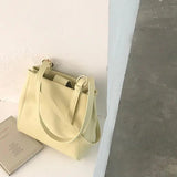 Summer PU Leather Shoulder Bags Women Students School Totes Bag