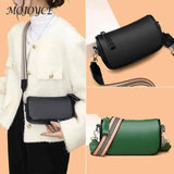 Vintage Messenger Bags Wide Strap Ladies Crossbody Bags