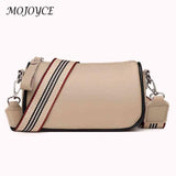 Vintage Messenger Bags Wide Strap Ladies Crossbody Bags