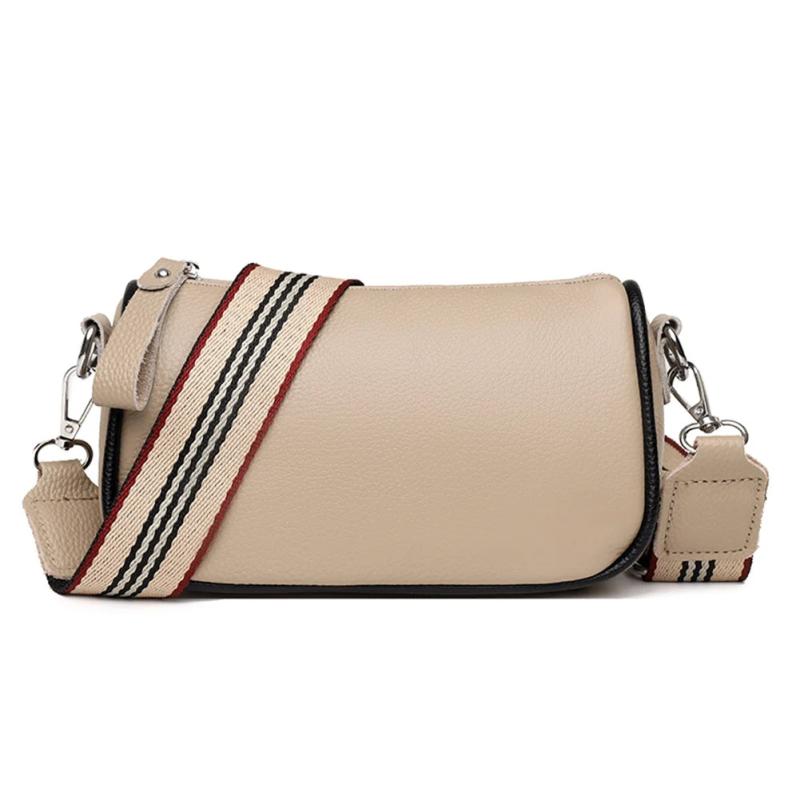 Vintage Leather Crossbody Bags Soft Texture Messenger Handbags