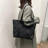 Larger Canvas Shopper Shoulder Bag Soft Cotton Capacity Shopping Bags
