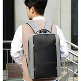 Men Business Backpack Waterproof Large Capacity Laptop Backpack