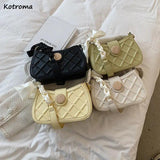 PU Leather Scarves Women Shoulder Bags High Underarm OL Cross Body Flap Bag