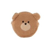 Bear Face Small Round Bag Lolita Girl Cross Body Bag