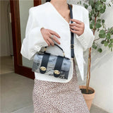 Summer Graffiti Transparent Shoulder Bag Retro Versatile Handbag
