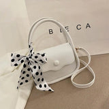 Ribbon Handbag Western Style One-shoulder Messenger Bag