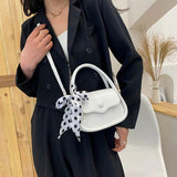 Ribbon Handbag Western Style One-shoulder Messenger Bag
