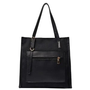 Women Shoulder Bags Large Capacity Patchwork Casual Tote Shopping Bags