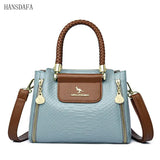 Large Capacity Soft Leather Shoulder Crossbody Bags for Women