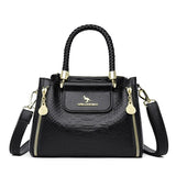 Large Capacity Soft Leather Shoulder Crossbody Bags for Women