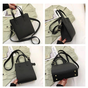 Women Leather Handbags High Female Shoulder Crossbody Bag
