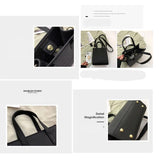 Women Leather Handbags High Female Shoulder Crossbody Bag