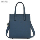 Women Leather Handbags High Female Shoulder Crossbody Bag