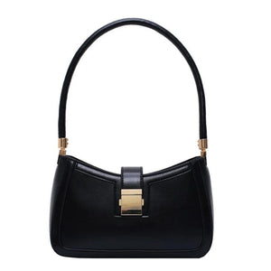 PU Leather Shoulder Bags For Women Lock Handbags Small Travel Hand Bag