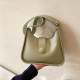 Women's PU Leather Bucket Bag Shoulder Messenger Spring Purses