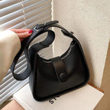 Women's PU Leather Bucket Bag Shoulder Messenger Spring Purses