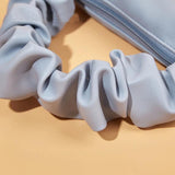 Travel Cosmetic Bag with Handle Small PVC Makeup Bag Blue