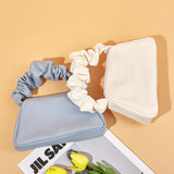 Travel Cosmetic Bag with Handle Small PVC Makeup Bag Blue