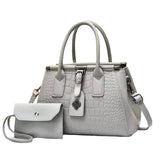 Stone Pattern Handbag for Middle-Aged Women
