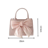 Shinny Organza Women Clutches Crossbody Bag Tote Wedding Purse
