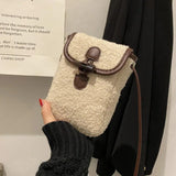 Fluffy Fur Crossbody Bag Soft Winter Handbag