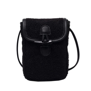 Fluffy Fur Crossbody Bag Soft Winter Handbag