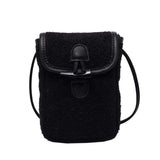 Fluffy Fur Crossbody Bag Soft Winter Handbag