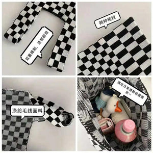 Women's Knitted Shoulder Bag Japan Style Winter Handbag