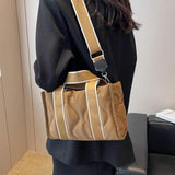 Women's Large Shoulder Tote Bag for Winter
