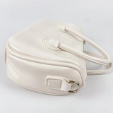 Casual Shoulder Bags Women Square Preppy Students Solid Underarm Waterproof PU L