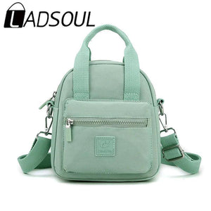 LADSOUL Women's Leisure Waterproof Nylon Handbag Messenger Bag