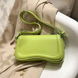 PU Leather Shoulder Crossbody Bag For Women Female Underarm Purse Handbag