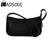 LADSOUL Small PU Leather Shoulder Bag For Women Handbags Purses Female Totes