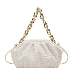 Crocodile Pattern Handbag Chain Crossbody Bag