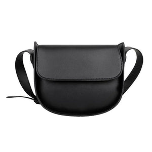 Spring Small Square Saddle Bag PU Leather Retro Lady Handbag