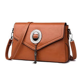 Flap Pocket Handbags Shoulder Bags For Ladies Soft Leather Bag Crossbody Bags