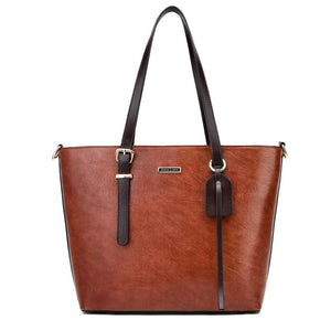 Retro Women's Handbag Large Capacity Tote Bag Shoulder Crossbody
