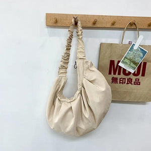 High Capacity Half Moon Crossbody Bags For Women Summer Light Shoulder Bag