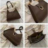 Women's PU Leather Shoulder Bag Tote Handbag