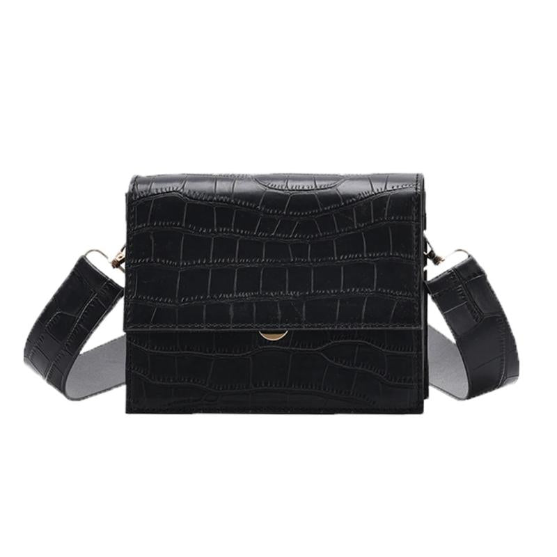 Summer Lady Shoulder Handbags Small Stone Pattern Female Totes for Women